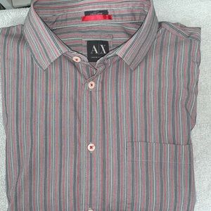 Armani exchange size large slim fit casual shirt